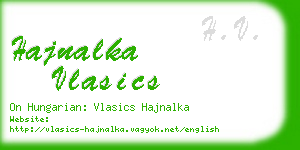 hajnalka vlasics business card